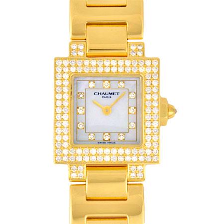 CHAUMET ショーメ スタイルカレ ダイヤベゼル 12P ダイヤ