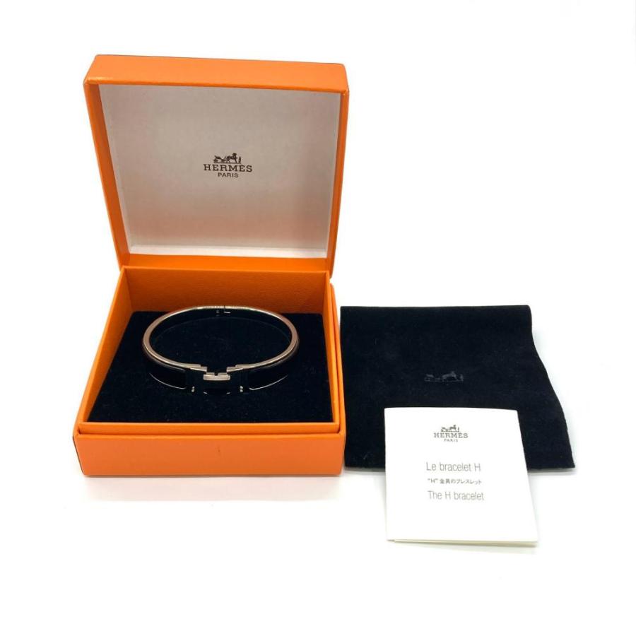 HERMES（エルメス） HERMES Hクリック シルバー バングル カフ