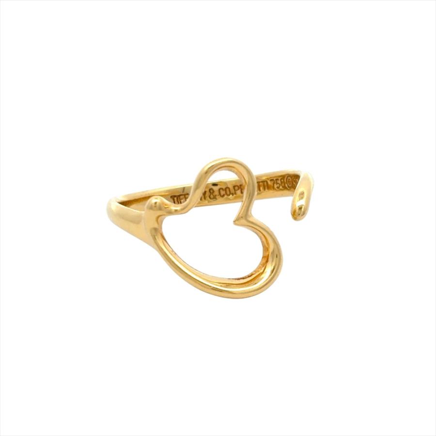 Tiffany&Co.エルサぺレッティ K18 750 オープンハート リング Elsa Peretti ティファニー Tiffany&Co. エルサペレッティ オープン