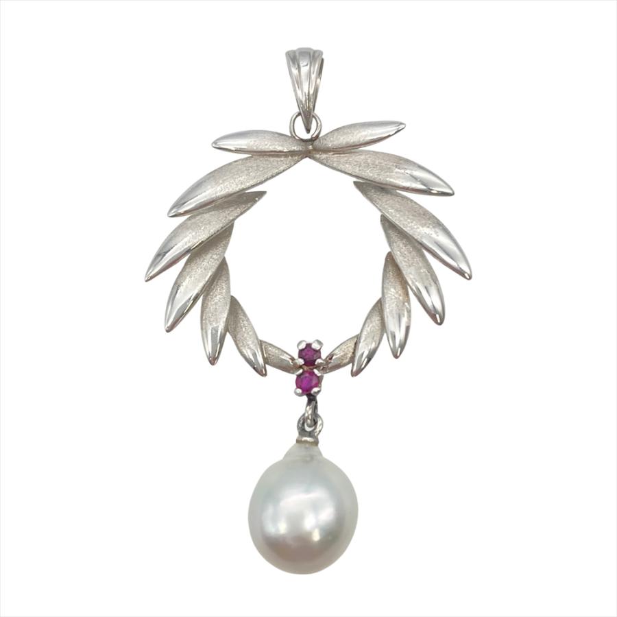 タサキ TASAKI バロックパール 8.0mm ペンダントトップ K14WG 3.9g