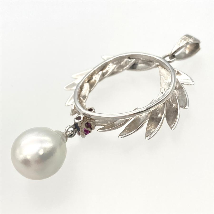 タサキ TASAKI バロックパール 8.0mm ペンダントトップ K14WG 3.9g