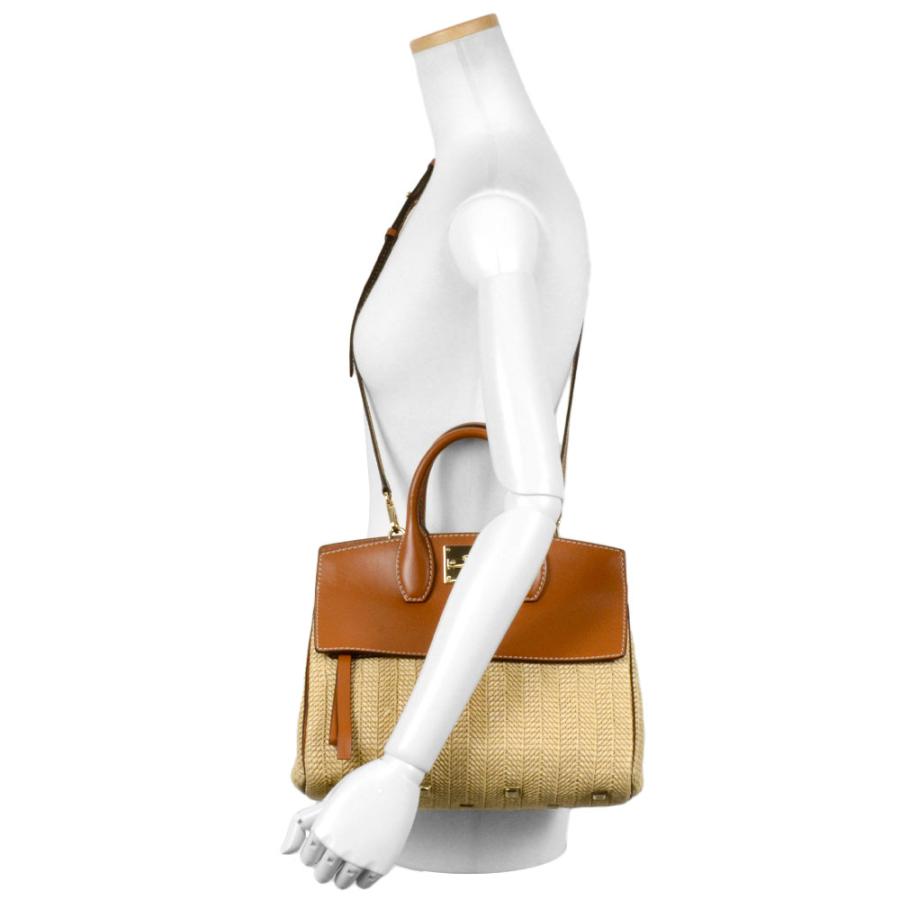 フェラガモ Ferragamo ガンチーニ スタジオバッグ ハンドバッグ