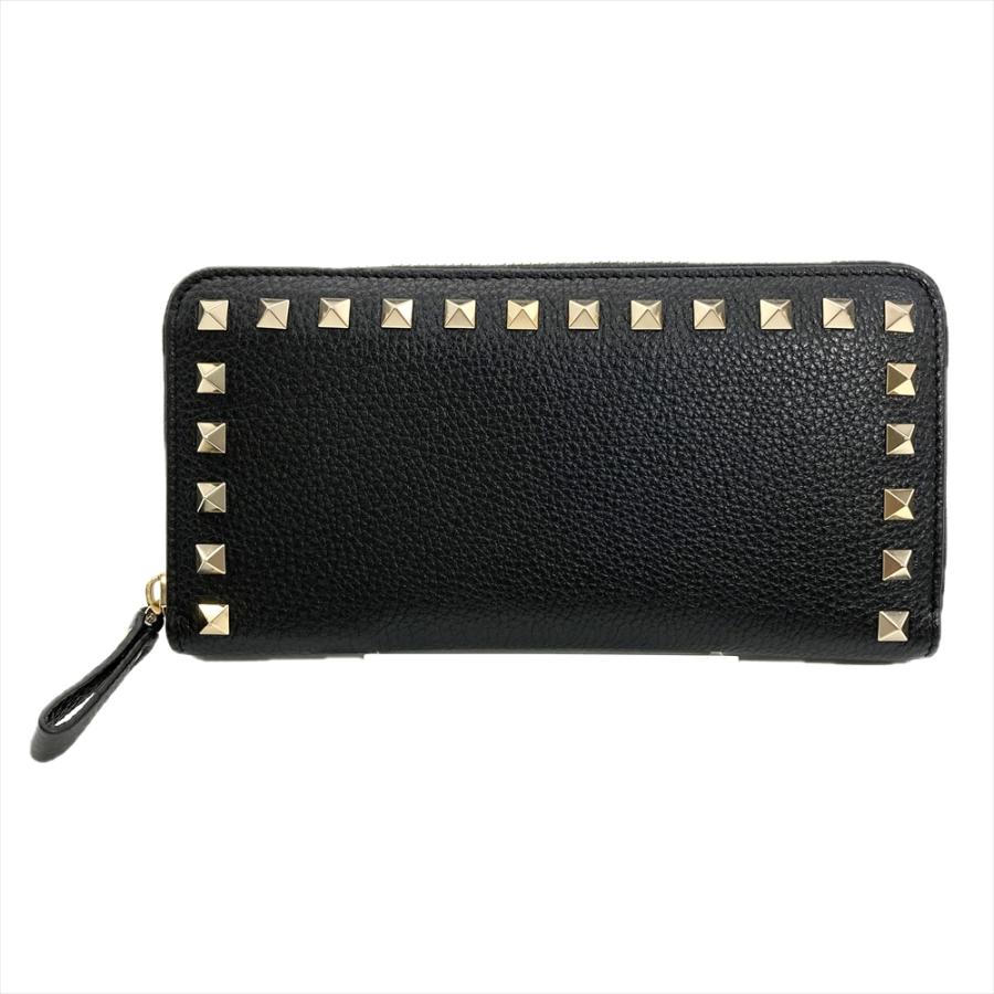 VALENTINO（ヴァレンティノ） ロックスタッズ 長財布 グレインカーフ