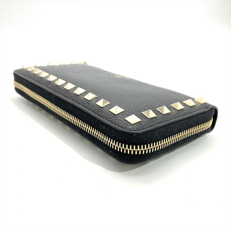 VALENTINO（ヴァレンティノ） ロックスタッズ 長財布 グレインカーフ