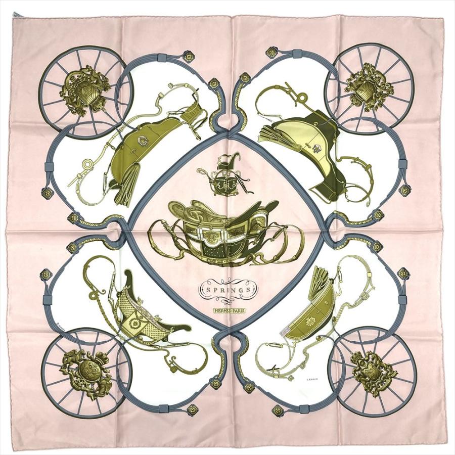 HERMES（エルメス） カレ90 SPRINGS スプリングス 馬車柄 LEDOUX
