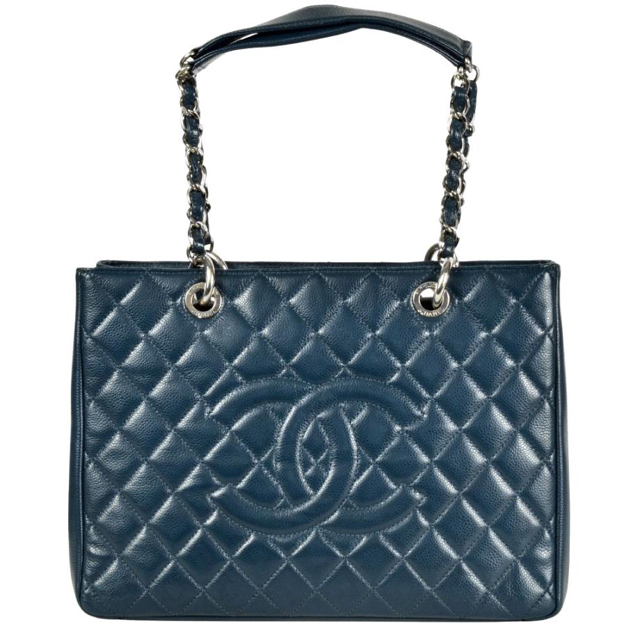 CHANEL（シャネル） CHANEL GST チェーン トートバッグ キャビアスキン