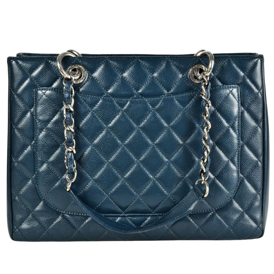 CHANEL（シャネル） CHANEL GST チェーン トートバッグ キャビアスキン