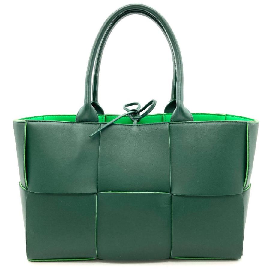 BOTTEGA VENETA トートバッグ グリーン ボッテガ ボッテガヴェネタ BOTTEGA VENETA スモール アルコ トートバッグ