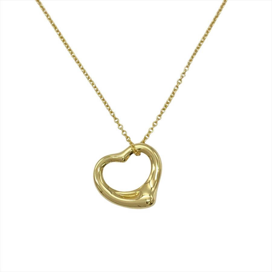 TIFFANY&Co.（ティファニー） オープンハート ネックレス K18YG 4.5g