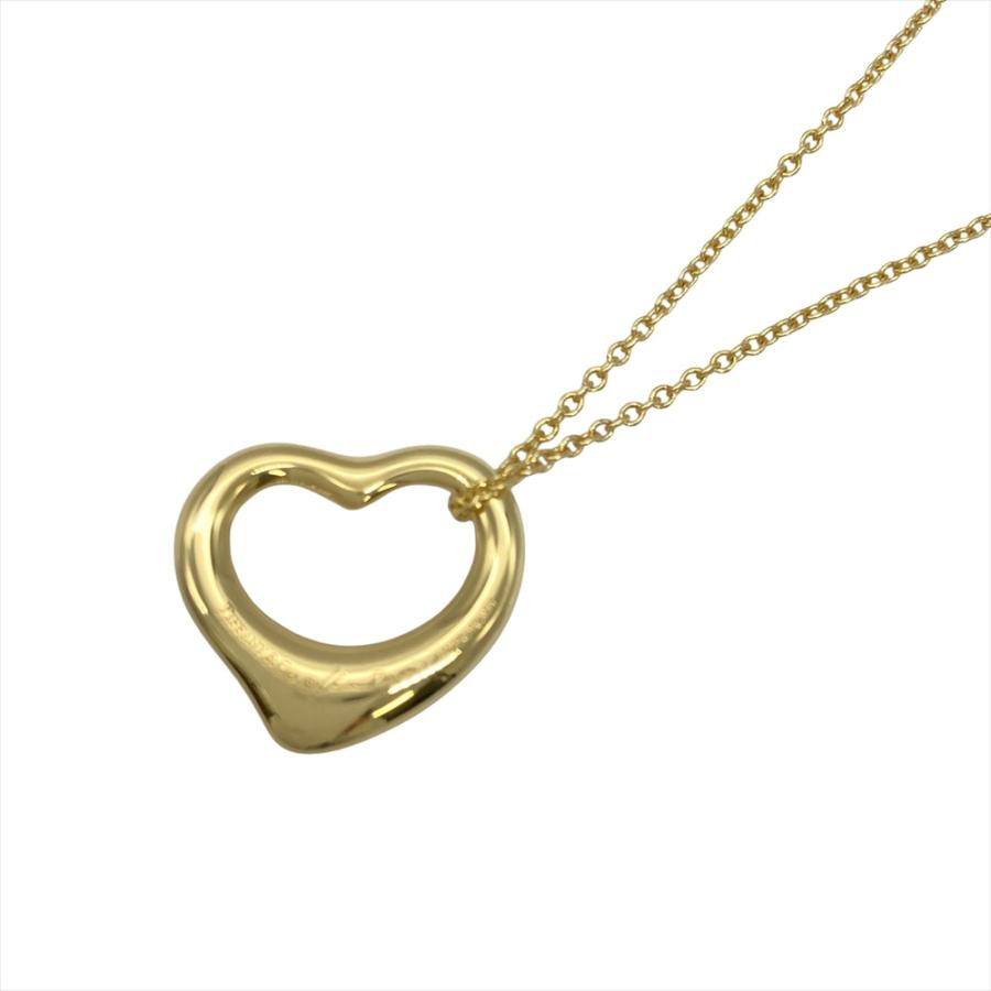 TIFFANY&Co.（ティファニー） オープンハート ネックレス K18YG 4.5g