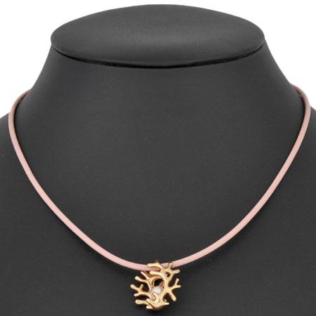 ミキモト MIKIMOTO 110周年記念 珊瑚モチーフ チャリティーペンダント K18PG あこや真珠 レザーコード  :ITQ26CF96A9C:ゴールドプラザ ヤフー店 - 通販 - Yahoo!ショッピング