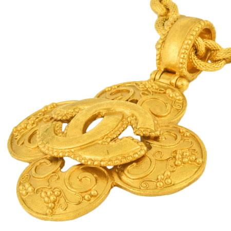 CHANEL シャネル ココマーク クローバー ペンダント ネックレス