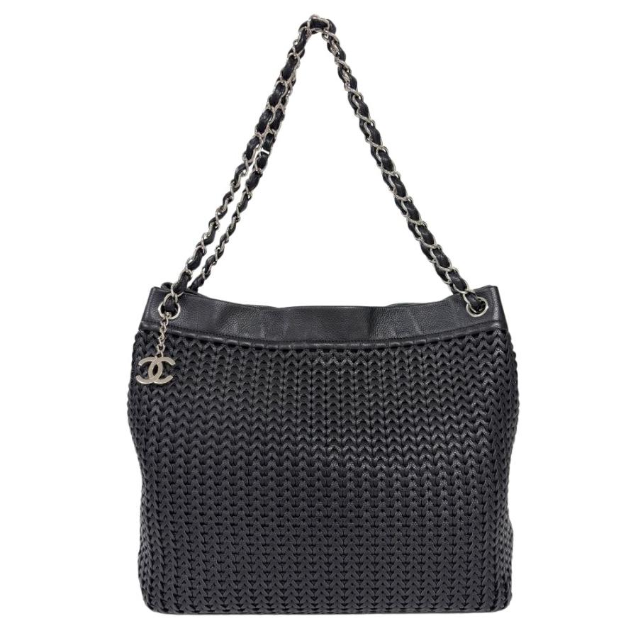 キャビアスキン シャネル CHANEL メッシュ チェーン トートバッグ