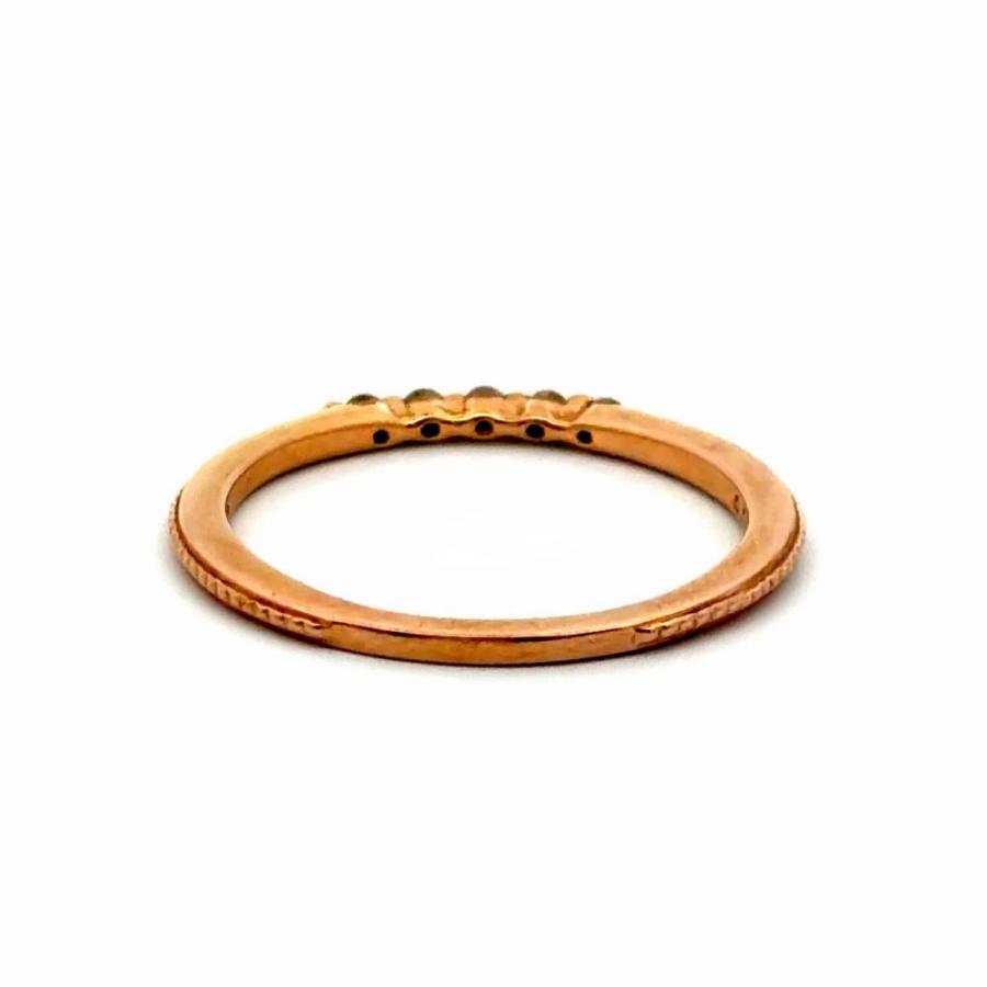 agete（アガット） リング 指輪 ダイヤモンド 0.05ct 約8.5号 K18 1.4g