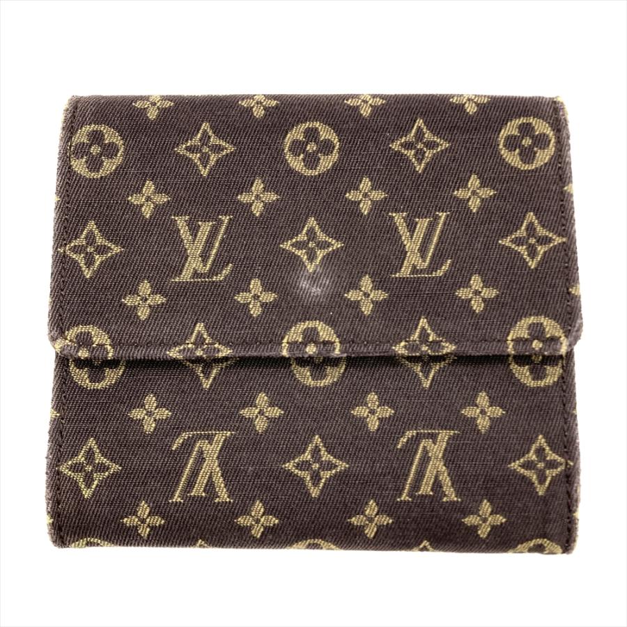 ルイヴィトン Wホック財布 M95233 エベヌ LOUIS VUITTON（ルイ・ヴィトン） 二つ折り財布 三つ折り財布