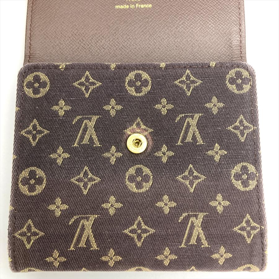 ルイヴィトン LOUIS VUITTON 二つ折り財布 ポルトフォイユ ルー モノグラムキャンバス モノグラムリバースキャンバス モノグラムリバース ゴールド金具 茶 ラウンドファスナー M81461 RFID 【箱】【中古】 LOUIS VUITTON（ルイ・ヴィトン） 二つ折り財布 三つ折り財布