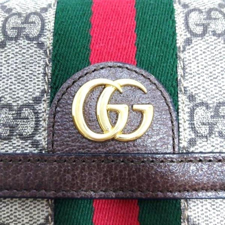 【GUCCI】GGスプリーム コンチネンタルウォレット 長財布 Ophidia グッチ GUCCI GGコンチネンタルウォレット 長財布 GG