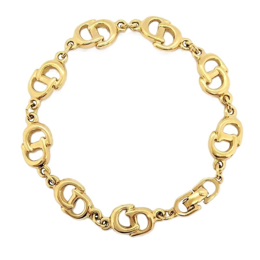 Christian Dior CDロゴブレスレット ゴールドカラー　美品 楽天市場】【卸価格!!】Christian Dior/クリスチャン ディオール