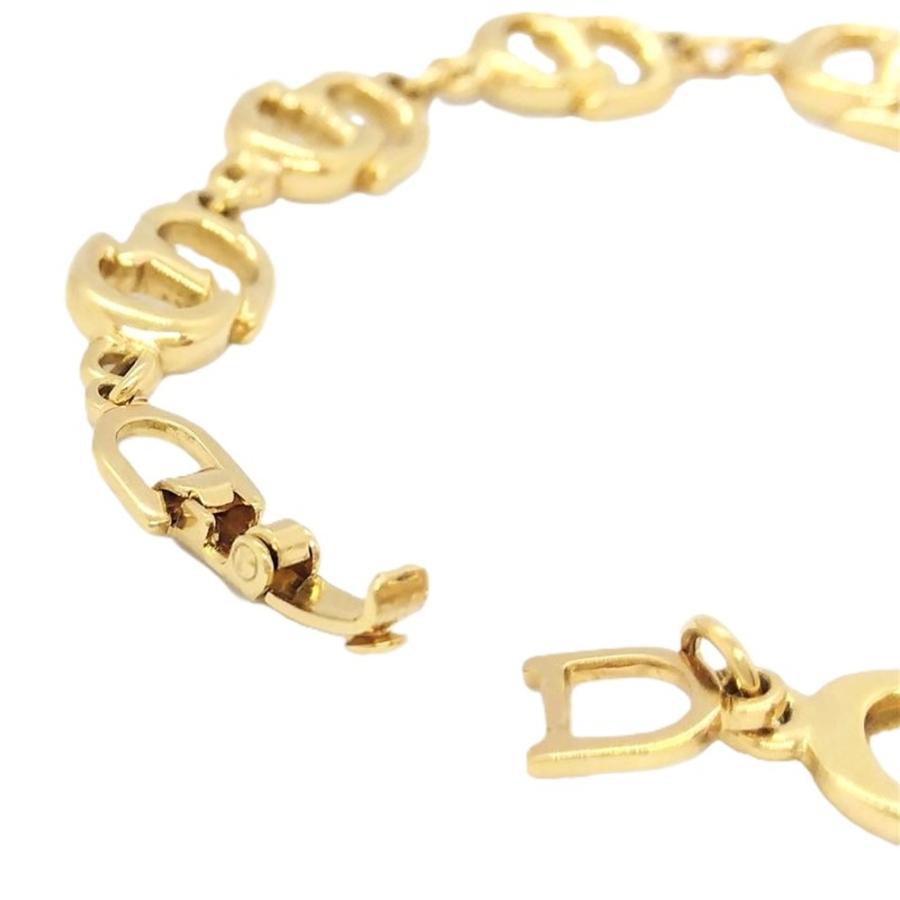 ☆極美品☆ クリスチャンディオールChristian Dior CDブレスレット クリスチャンディオール Christian Dior CDロゴ チェーン