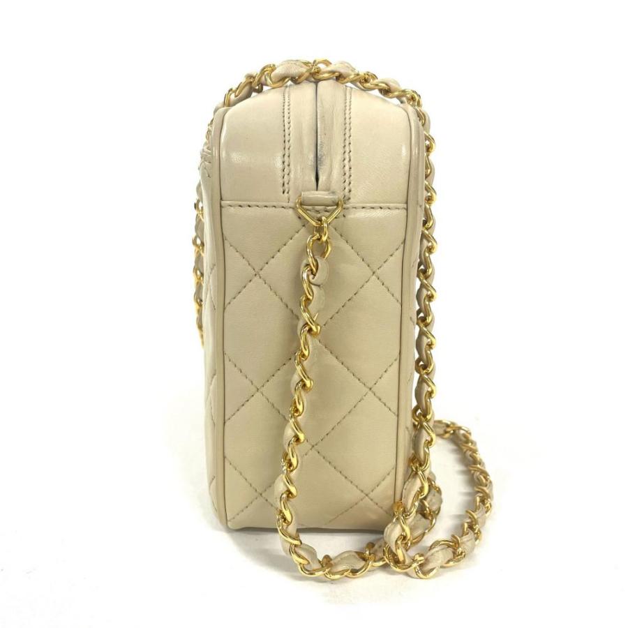 CHANEL（シャネル） マトラッセ チェーン ショルダーバッグ ラムスキン