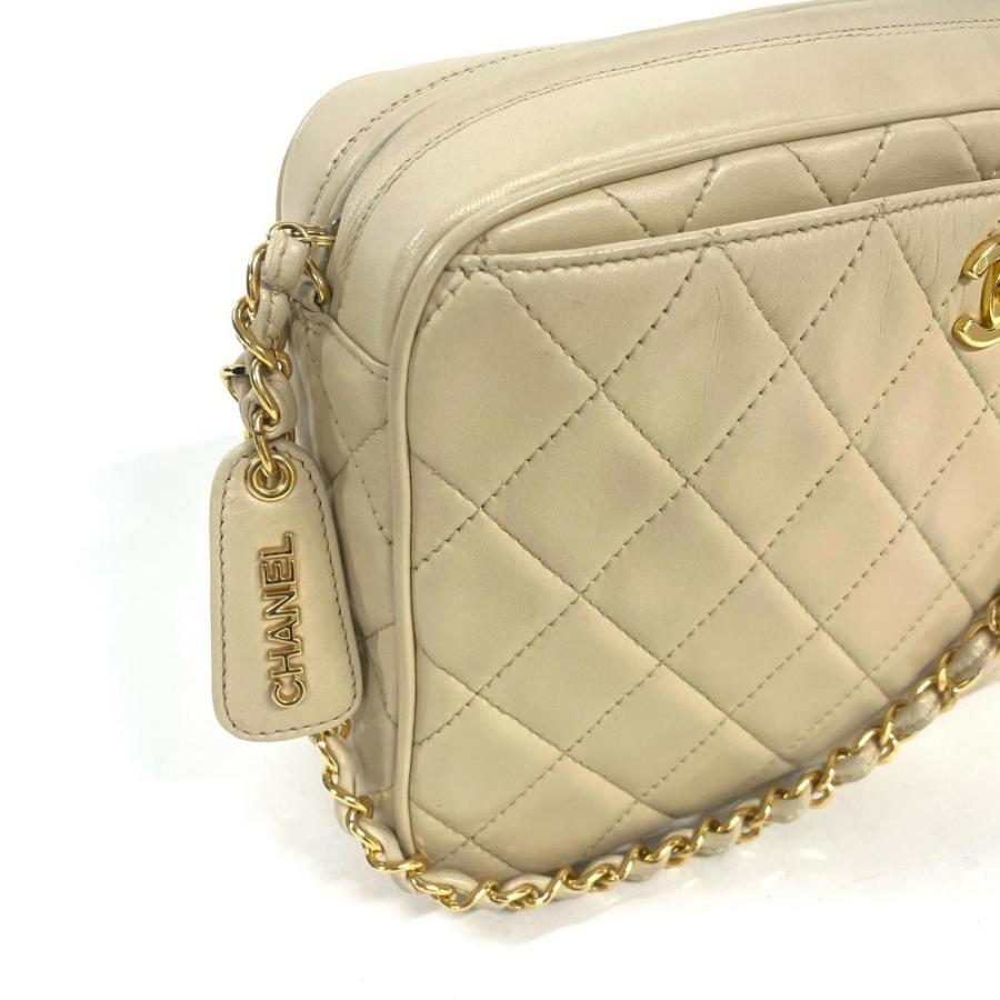 CHANEL（シャネル） マトラッセ チェーン ショルダーバッグ ラムスキン