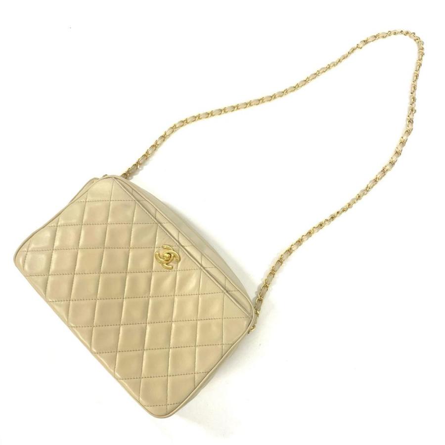 CHANEL（シャネル） マトラッセ チェーン ショルダーバッグ ラムスキン