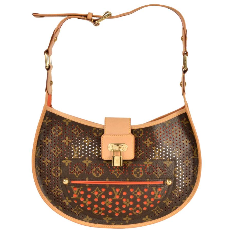ルイヴィトン LOUIS VUITTON ドゥミ リュンヌ M95178 モノグラム ペルフォ  肩掛け ショルダーバッグ モノグラムキャンバス オランジュ オレンジ LOUIS VUITTON - ルイヴィトン LOUIS VUITTON ドゥミ リュンヌ M95178