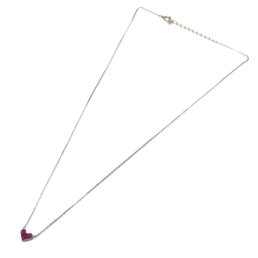 スタージュエリー STAR JEWELRY ミステリアスハート ネックレス ルビー