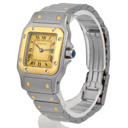 Cartier（カルティエ） サントス ガルベ SM SS×YG レディース 時計