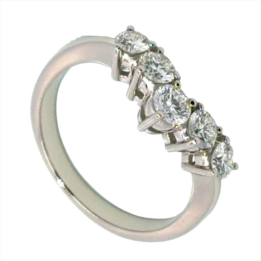 MIKIMOTO（ミキモト） MIKIMOTO V字 リング 指輪 ダイヤモンド 0.58ct