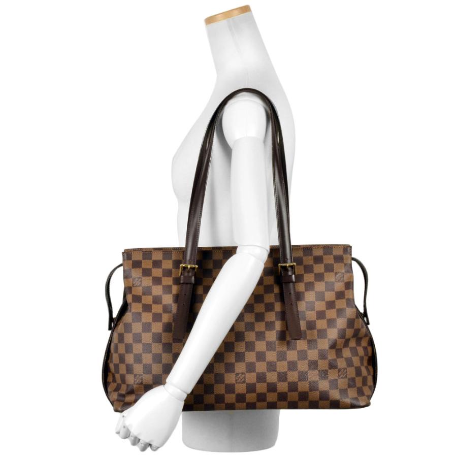 大人気！！ルイヴィトン トートバッグ ダミエ•エベヌ チェルシー LOUIS VUITTON ルイヴィトン チェルシー トートバッグ ダミエ エベヌ