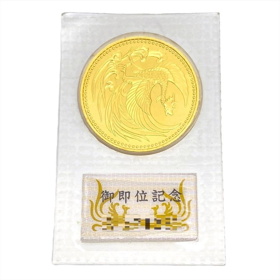 天皇陛下御即位記念 記念硬貨 10万円金貨 平成2年 純金 30g 金貨 K24