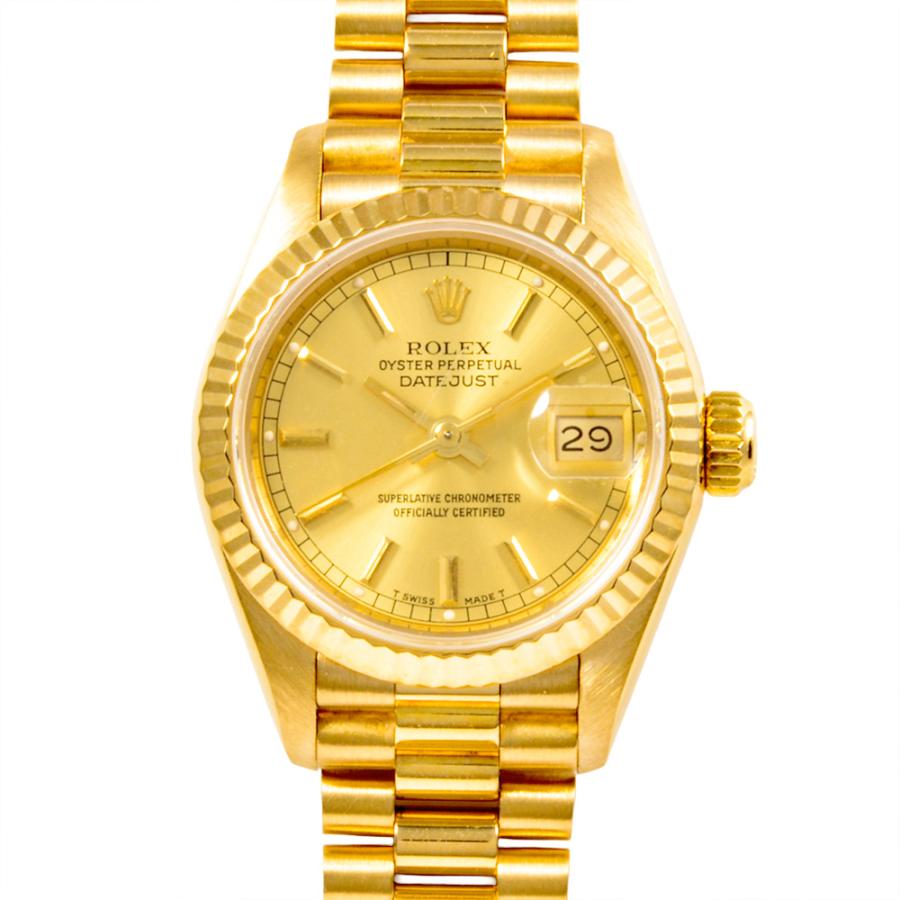 デイトジャスト ロレックス ROLEX 69178 N番 腕時計 自動巻 シャンパン