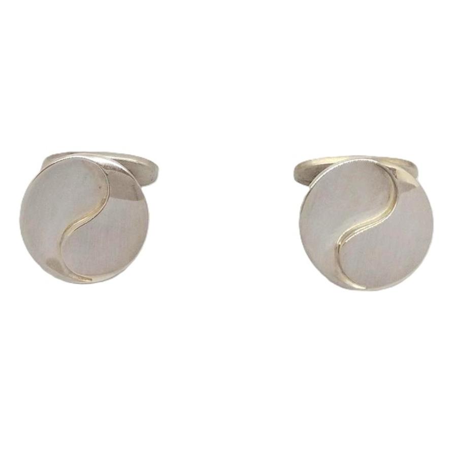  華紋 ジョージジェンセン カフリンクス シルバー925 ジョージジェンセン Georg Jensen 393 カフスボタン