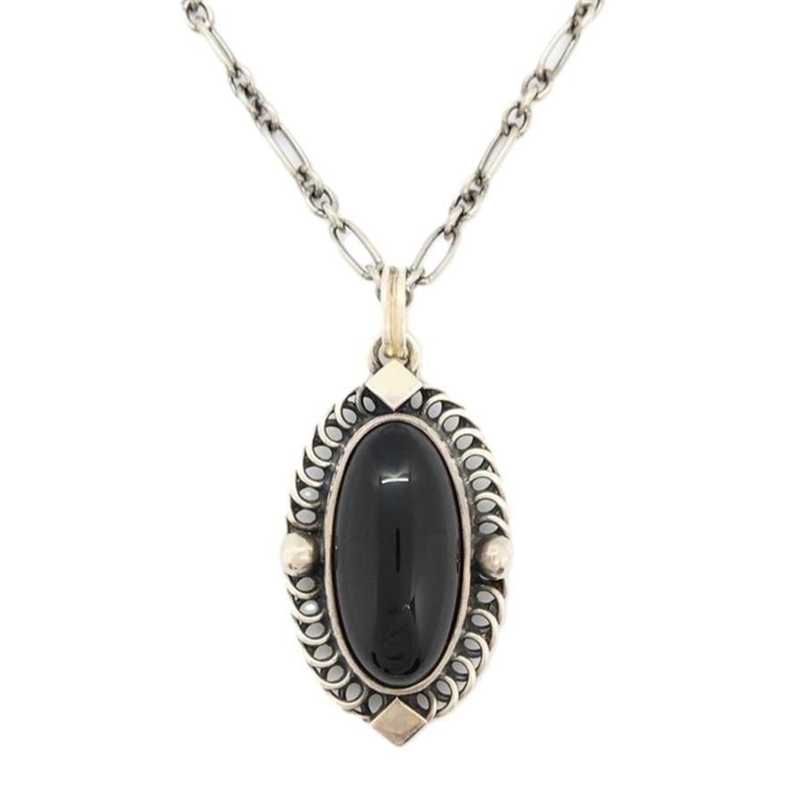 ジョージジェンセン　イヤーネックレス　オニキス　2004 925 ジョージジェンセン Georg Jensen イヤーペンダント 2004