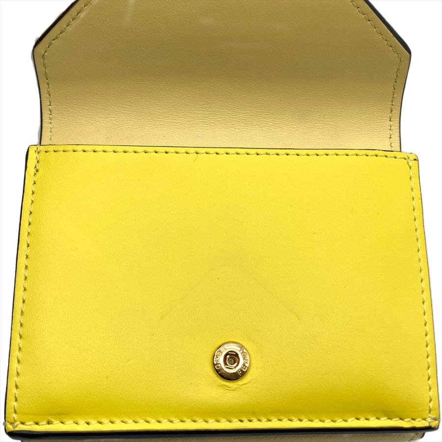 FENDI フェンディ FFダイヤモンド 三つ折り財布 レザー 8M0480 FENDI フェンディ FFダイヤモンド 三つ折り財布 レザー 8M0480