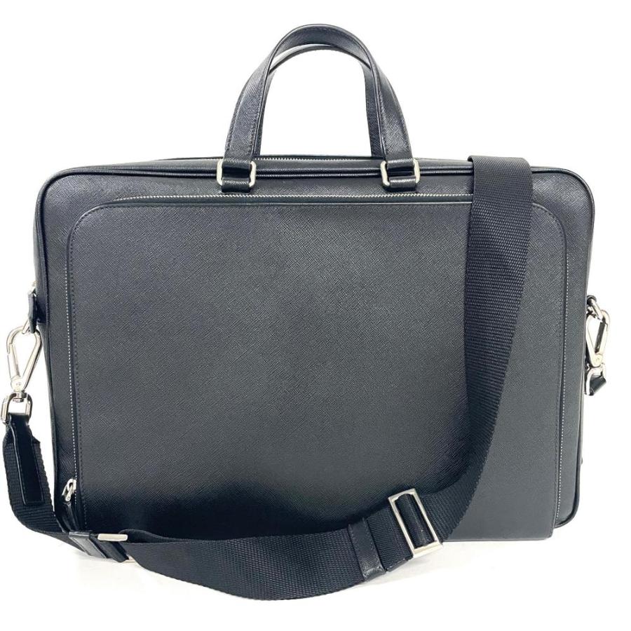 PRADA プラダ　ビジネスバッグ　2way　ナイロン　サフィアーノ　黒 PRADA（プラダ） ビジネスバッグ 2WAY サフィアーノ ブラック メンズ