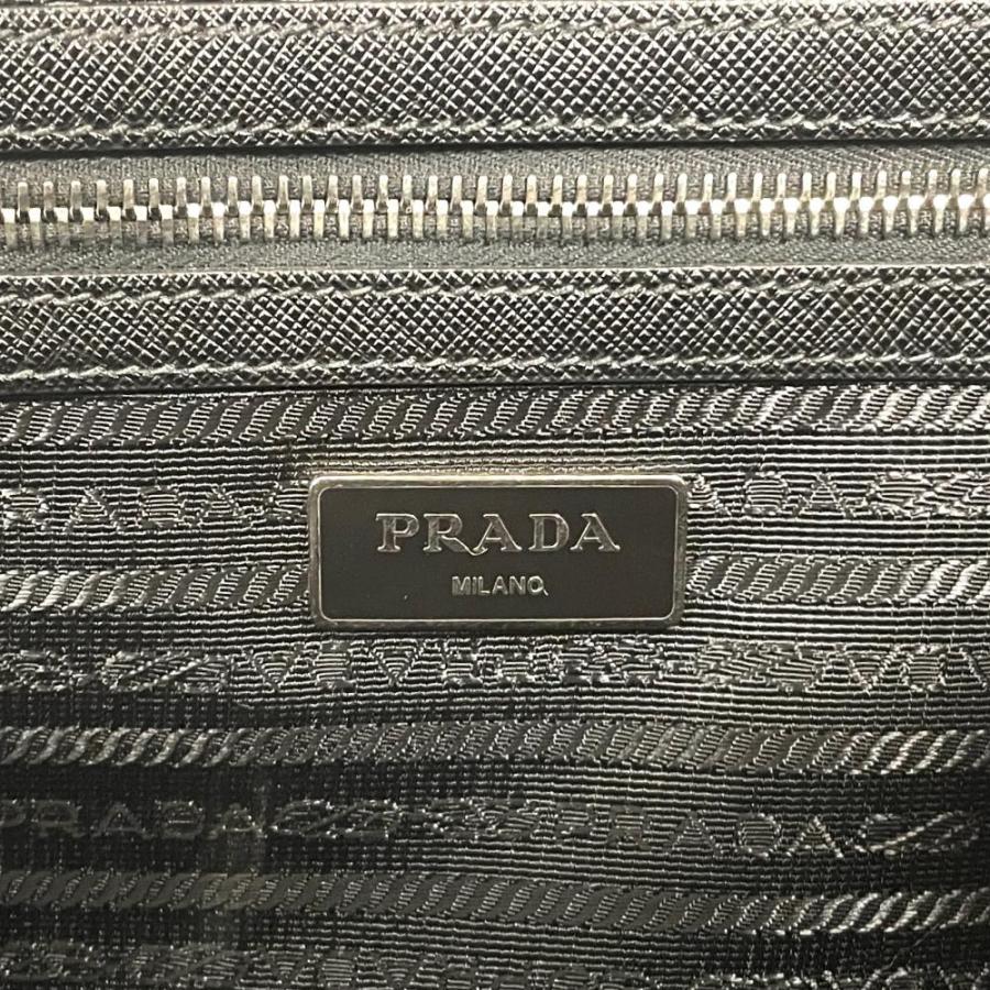 PRADA（プラダ） ビジネスバッグ 2WAY サフィアーノ ブラック メンズ