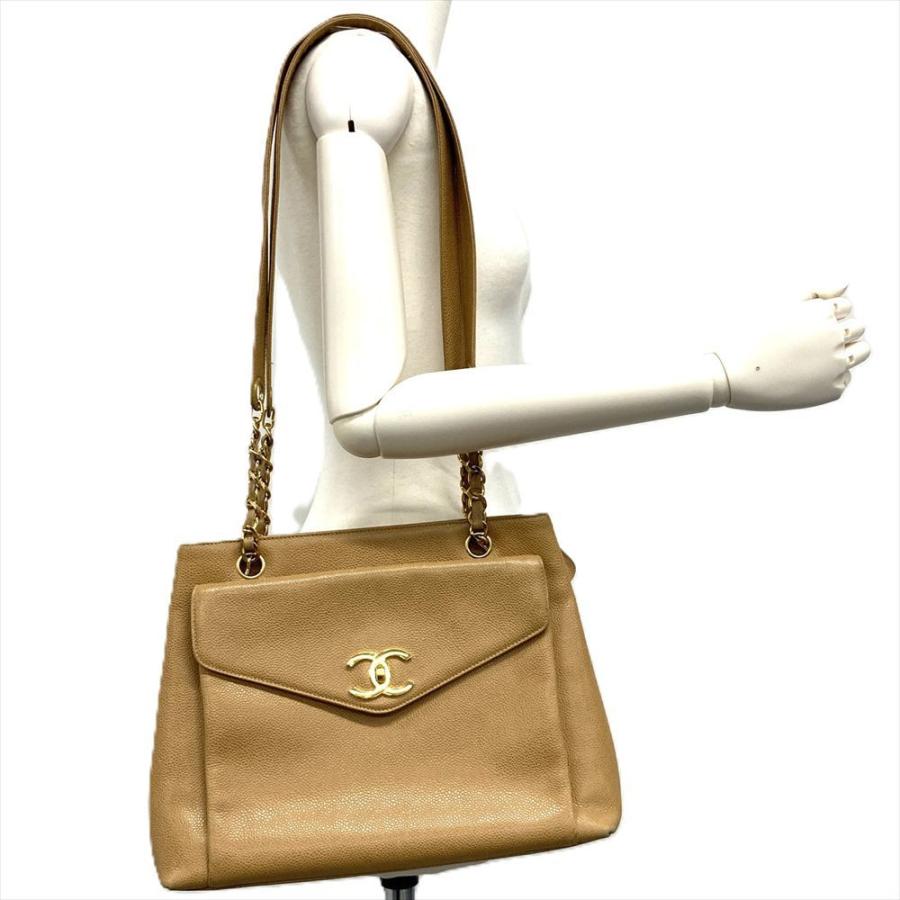 CHANEL シャネル チェーンショルダー トート トートバッグ キャビア
