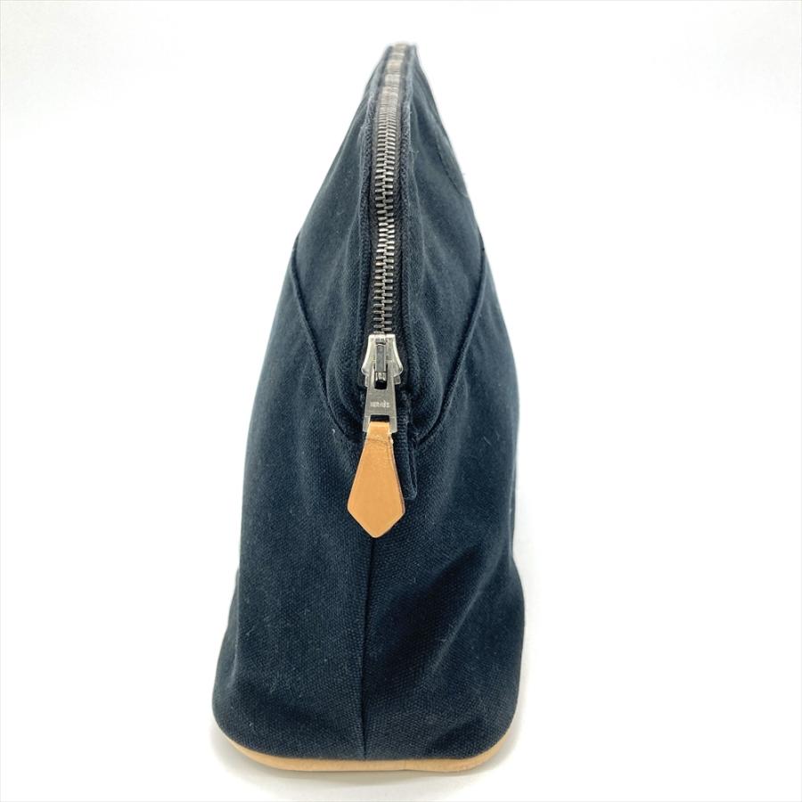 HERMES（エルメス） ボリード ポーチ コットン ブラック MM