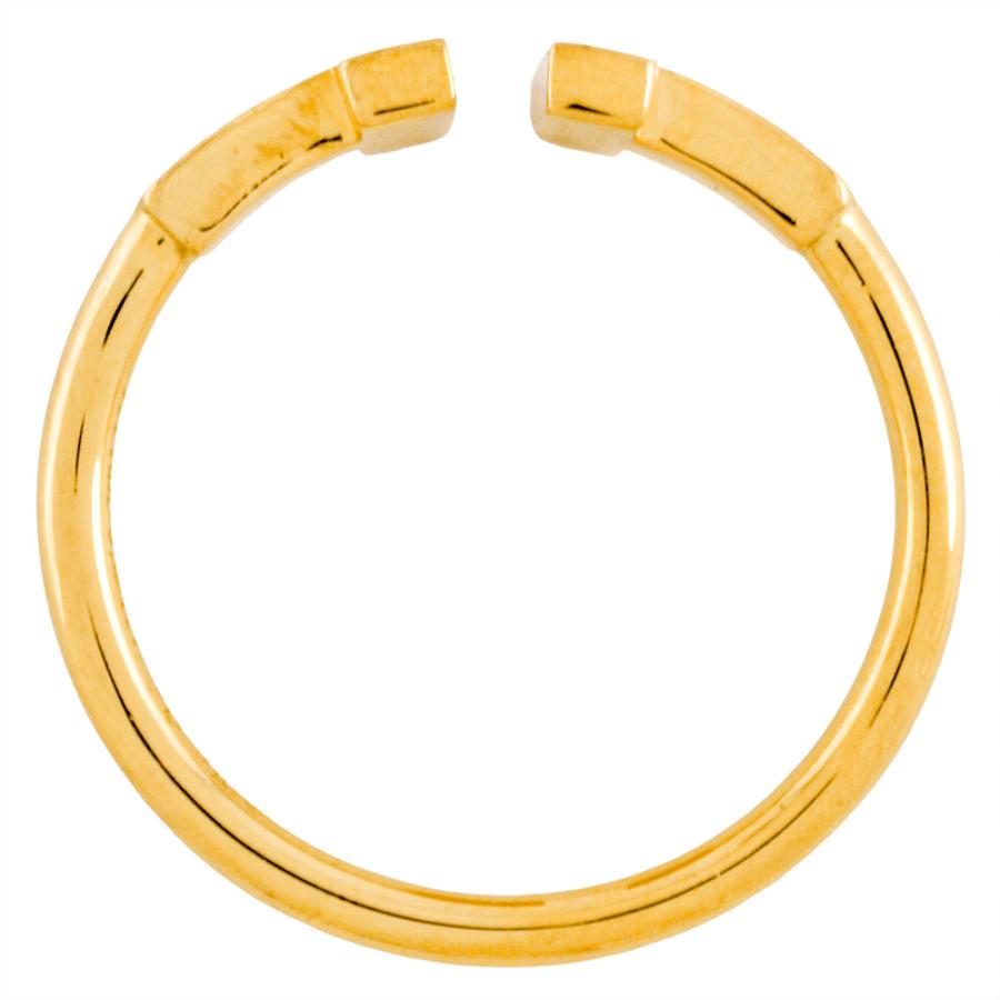 ティファニーT ワイヤーリング　ゴールド TIFFANY ティファニー Tワイヤー リング ゴールド 10号