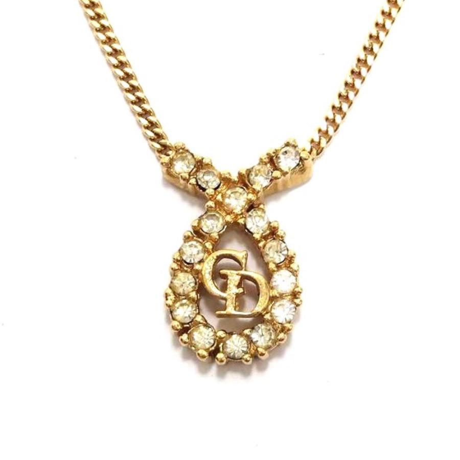 ◆Christian Dior ゴールド リボン Vintage ネックレス ③ クリスチャンディオール Christian Dior ヴィンテージ ネックレス