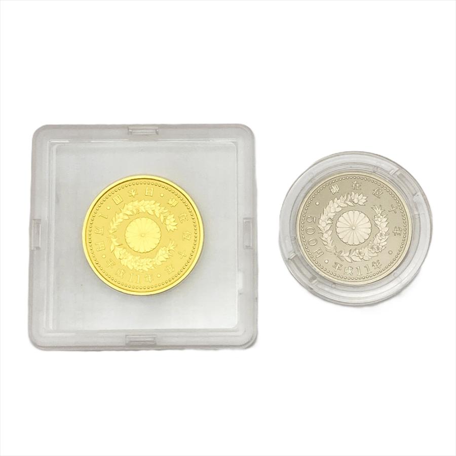 天皇陛下御在位十年記念 1万円金貨幣・500円白銅貨幣プルーフ貨幣セット 天皇陛下御在位十年記念 1万円金貨幣 500円白銅貨幣 プルーフ貨幣