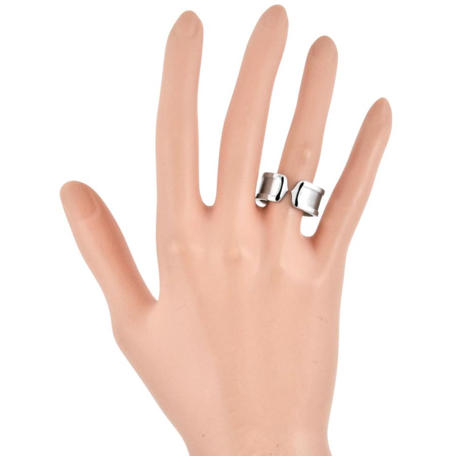 カルティエ　C2リング Cartier カルティエ C2 リング 指輪 #61 K18WG 14.2g ホワイト