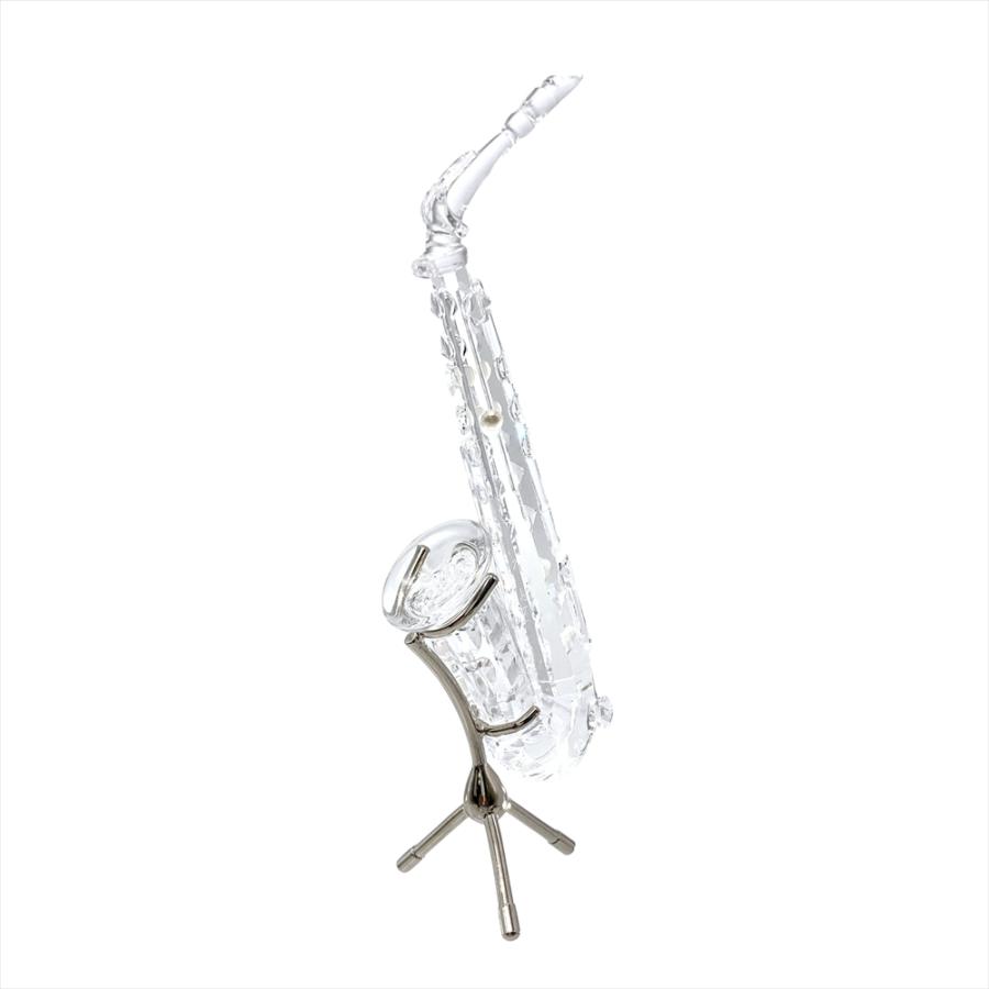 【値下】Swarovski スワロフスキー　サクスフォン　置物 SWAROVSKI（スワロフスキー） サックス オブジェ 置物 211728 クリア