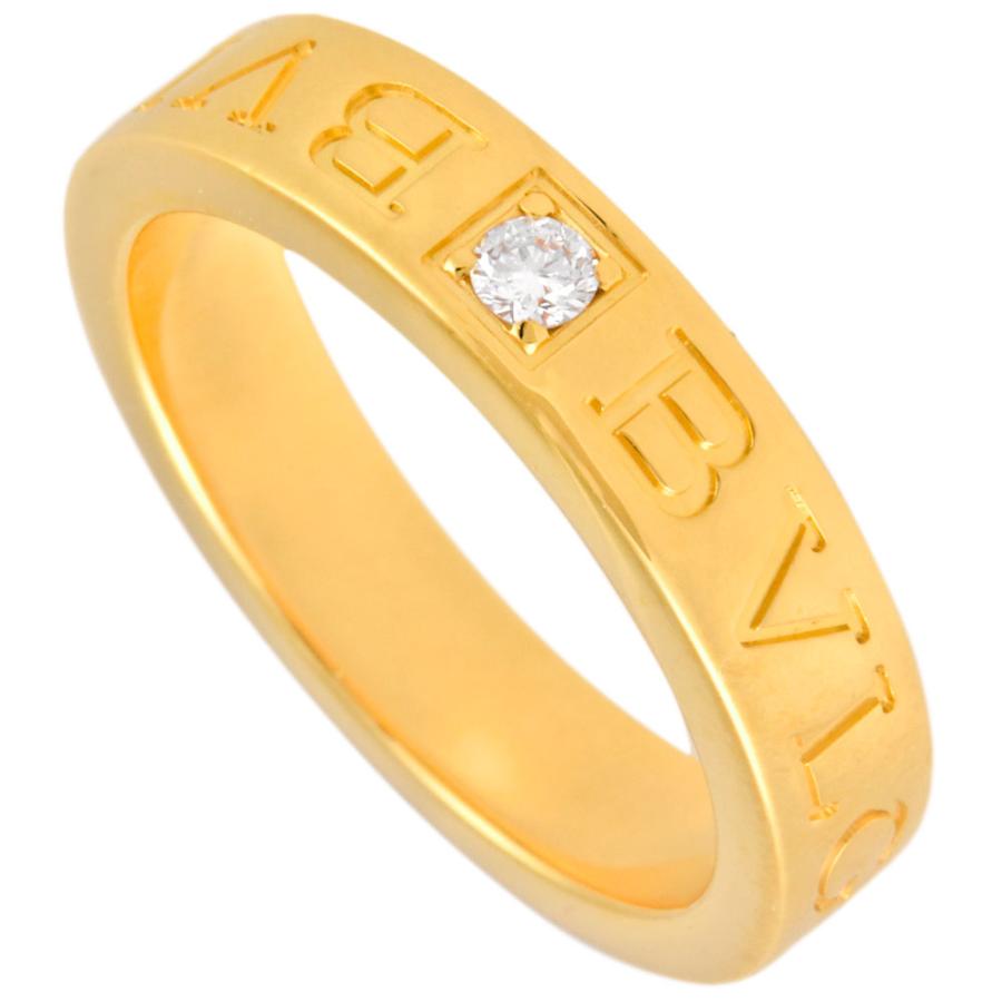 ブルガリ BVLGAI ダブル ロゴ ダイヤ カフス K18 イエローゴールド BVLGARI（ブルガリ） ブルガリブルガリ ダブルロゴ 1P ダイヤモンド