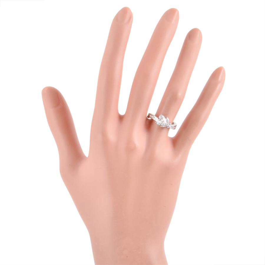 ハートシェイプ リング 指輪 ダイヤモンド 1.018ct 約10.5号 Pt900 5.8