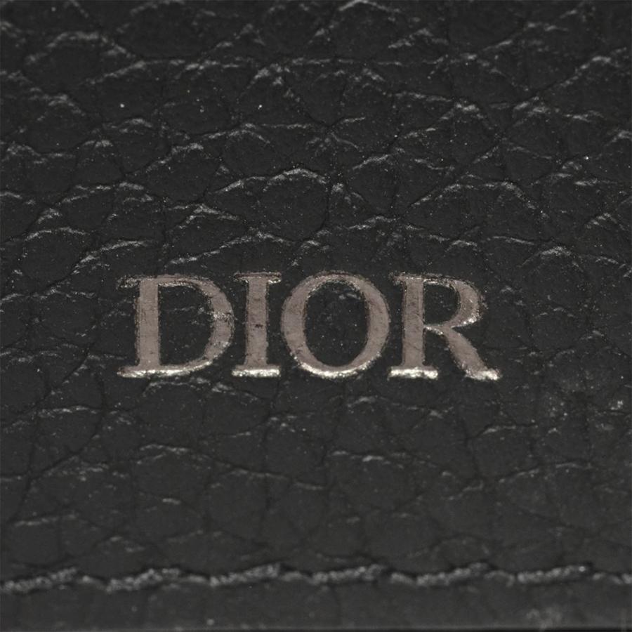ディオール Dior Safari ミニ ショルダーバッグ コットン 2ESWS011YKY_H27E ネイビー ブラック金具 オブリーク ジャカード トロッター【中古】 ディオール Dior Safari ミニ ショルダーバッグ コットン