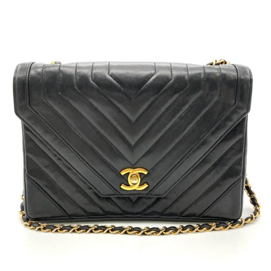 CHANEL（シャネル） CHANEL Vステッチ フラップ ショルダーバッグ
