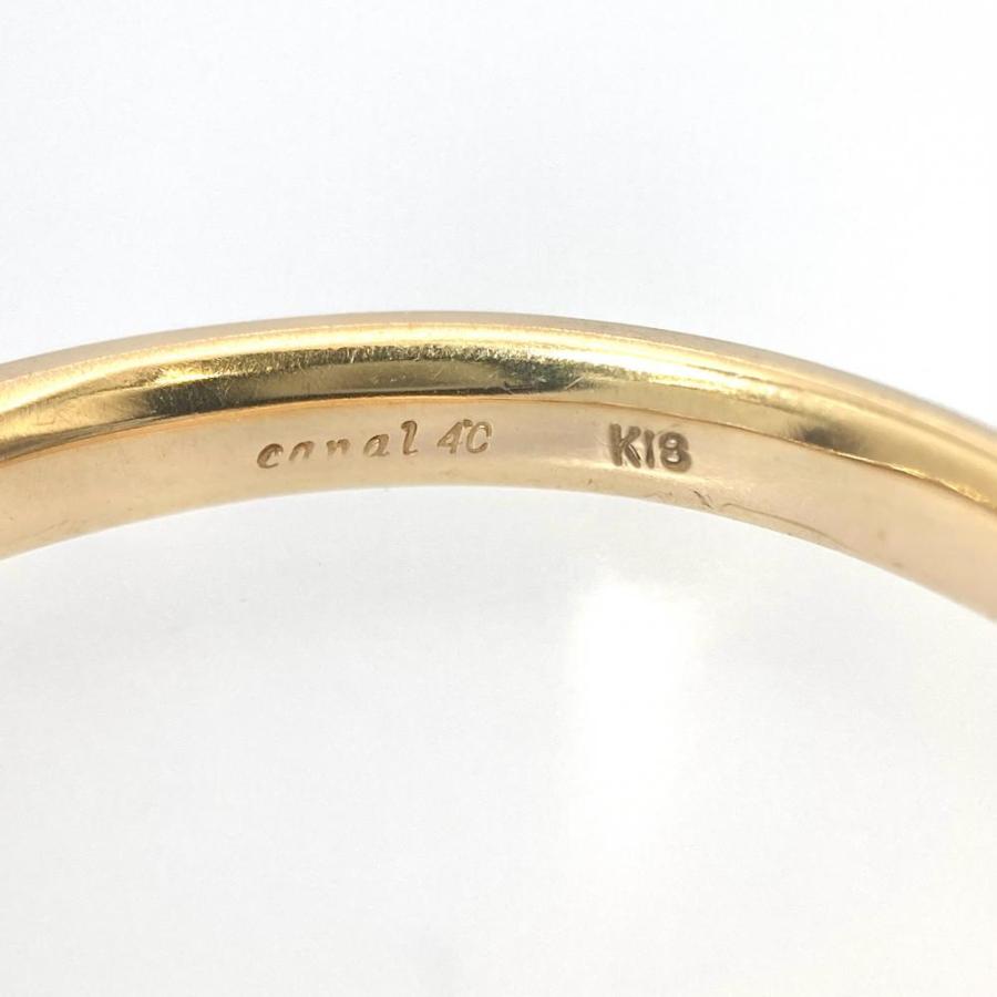 カナルヨンドシー canal4℃ ハーフエタニティ リング 指輪 ダイヤモンド